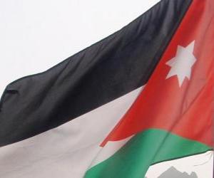 Puzzle Η σημαία της Ιορδανίας